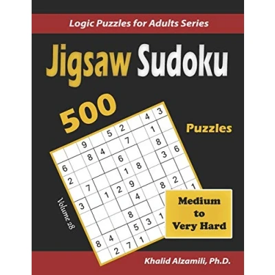Abbildung von Jigsaw Sudoku Puzzle Book: 500 Medium to Very Hard : Keep Your Brain Young (Logic Puzzles for Adults Series, Band 28)