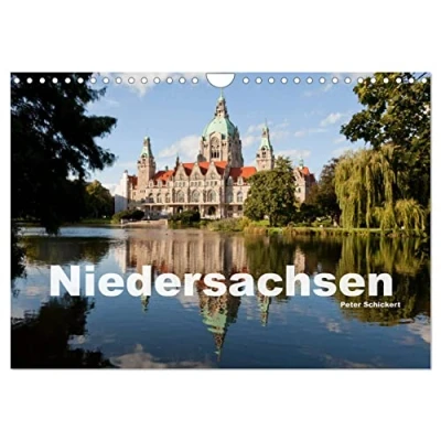 Abbildung von Niedersachsen (Wandkalender 2025 DIN A4 quer), CALVENDO Monatskalender