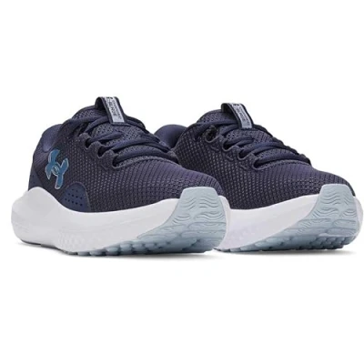 Abbildung von Under Armour Damen Ua W Charged Surge 4 Sneaker, Washed Navy Blue Calm Metallic Calm, 40 EU