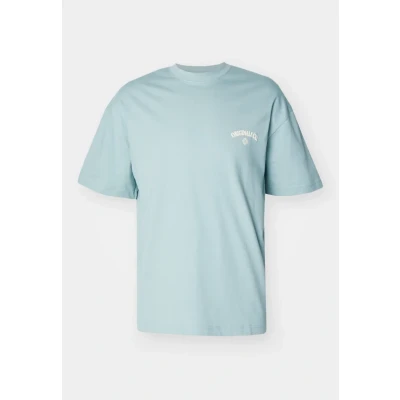 Abbildung von Jack &amp; Jones Jorsantorini BACK TEE CREW NECK Tshirt print, Herren, Größe: Medium, Gray mist