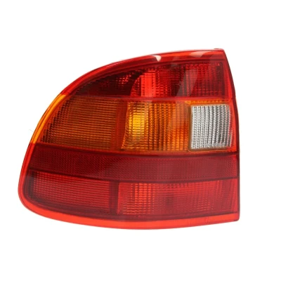 Abbildung von ABAKUS 442 1903L UE Rückleuchte links P21W, P21/5W Rot ohne Lampenträger, Glühlampe OPEL: Astra F Limousine