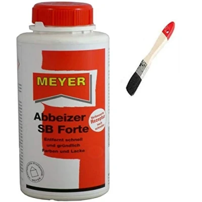 Abbildung von Abbeizer Lackentferner Entlacker Abbeizmittel GEL inkl. Pinsel von E Com24 (Abbeizer 0,75 Liter)