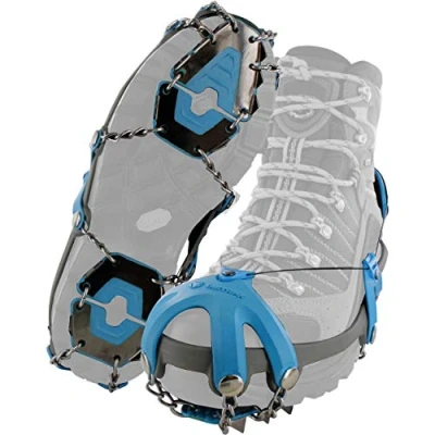 Abbildung von Yaktrax Leichte Wintersteigeisen mit Stahlspitzen verstellbarem Verschluss S