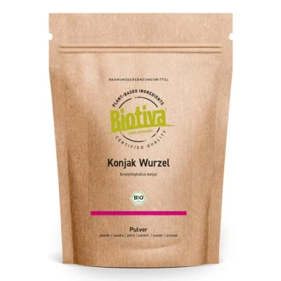 Abbildung von Biotiva Konjak Pulver Bio 250 g
