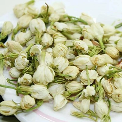 Abbildung von GLORIOUS INHERITING/BAIGUZHENZHEN Asiatischer Ursprung duftend getrockneter Jasmin Knospen mit Netzbeutel von 1,000 gramm