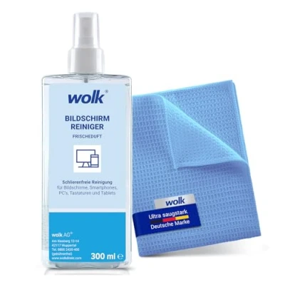 Abbildung von wolk Bildschirmreiniger 300 ml ohne Alkohol Reinigungsspray