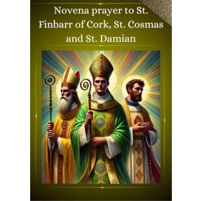 Abbildung von Novena prayer to St. Finbarr of Cork Cosmas and Damian: Cork, Damian novenas