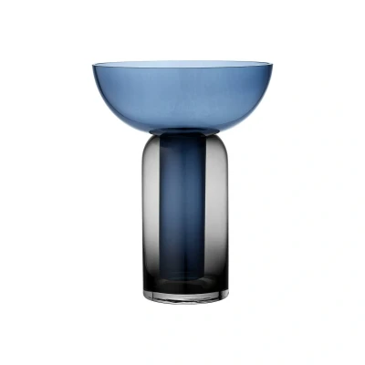 Abbildung von AYTM Vase Torus, blau, Ø 25 cm, Höhe 33 Glas