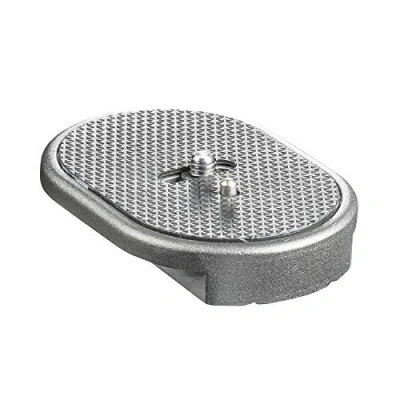 Abbildung von Mantona Schnellwechselplatte für ActionShot Stativkopf Schnellwechsel Kameraplatte, 85x60x14 mm, 1/4 Zoll Kamera Anschluss, ActionGrip Kugelkopf