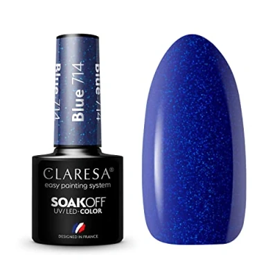 Abbildung von CLARESA Gel Politur BLAU 714 5g