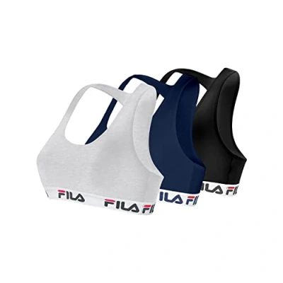 Abbildung von FILA Bikini Damen Langlebig, Sport bh, Bequem, Anti Reizung (3er Pack)