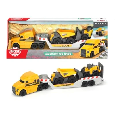 Abbildung von Dickie Toys Spielzeug Bagger Construction Mack Volvo Micro Builder 203725005