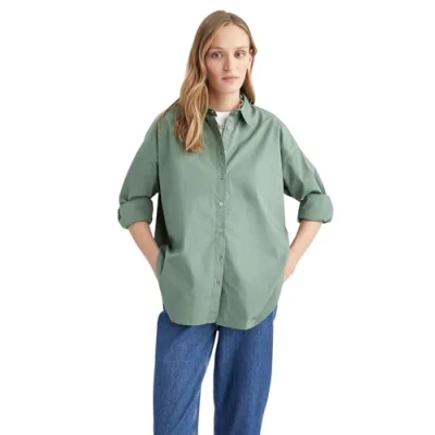 Abbildung von DeFacto Damen T8735AZ Tunic Shirt, LT.Green, XS