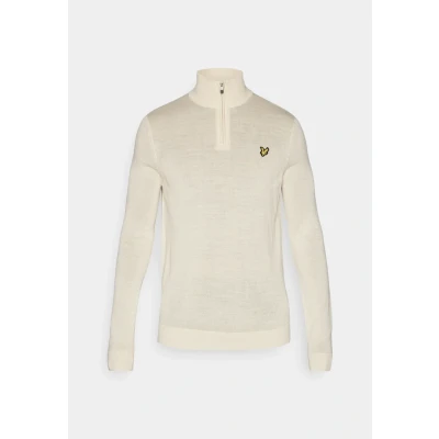 Abbildung von Lyle &amp; Scott GOLF Quarter ZIP Jumper Strickpullover, Herren, Größe: XL, White