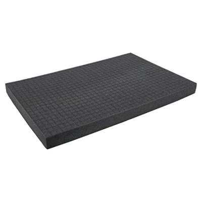 Abbildung von HMF 1456 40 Rasterschaumstoff Würfelschaum 345 x 550 mm Double Size Koffereinlage Tabletop Höhe: