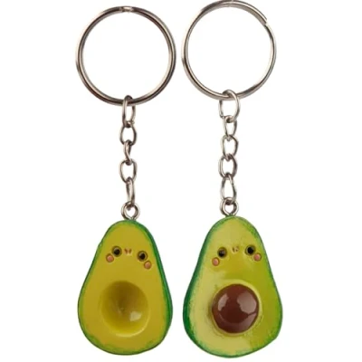 Abbildung von Puckator Schlüsselanhänger Avocado im 2er Set für Pärchen