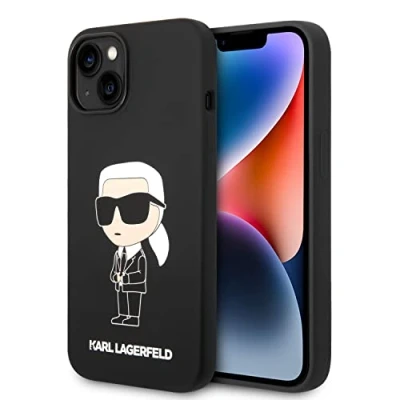 Abbildung von KARL LAGERFELD KLHCP14MSNIKBCK Hülle für iPhone 14 Plus 6,7&quot; hardcase Schwarz SI