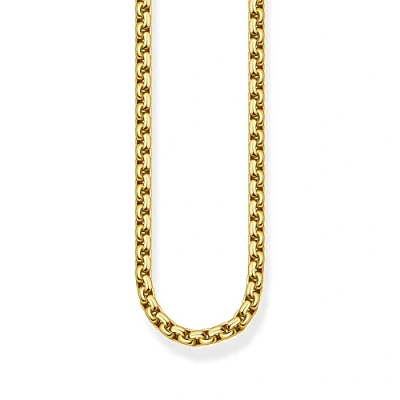 Abbildung von Thomas Sabo Herren Venezia Kette vergoldet, aus 925er Sterlingsilber mit 750er Gelbgold Vergoldung, Länge 60cm, KE1110 413 39 L60