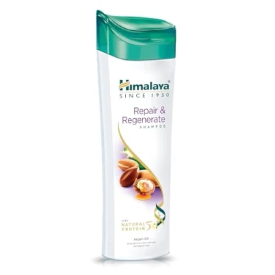 Abbildung von Himalaya Repair and Regenerate Shampoo with Goodness of Argan Oil, Revives Damaged Hair for Strong Healthy Hair, 400 ml