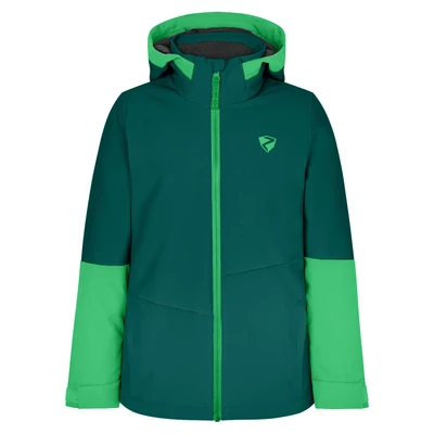 Abbildung von Ziener AVAK Snowboardjacke für Kinder, Größe: 104, Deep green irish