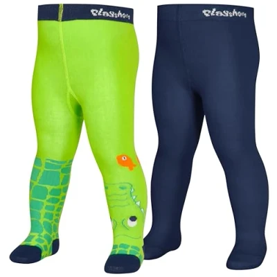 Abbildung von Playshoes Strumpfhose Krokodil 2er Set