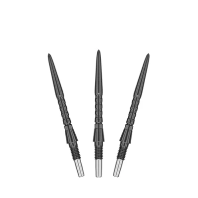 Abbildung von Target Darts Swiss Point Storm Dartspitzen, Surge (3er Pack Spitzen Set) 35MM Schwarz Wechselbare Spitzen, Profi Dart Zubehör