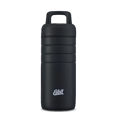 Abbildung von Esbit Thermobecher mit Isolierverschluss Majoris Isolierbecher 450 ml in Schwarz aus hochwertigem Edelstahl