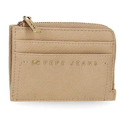 Abbildung von Pepe Jeans Diane Beige Kartenetui 11,5x8x1,5 cm Kunstleder