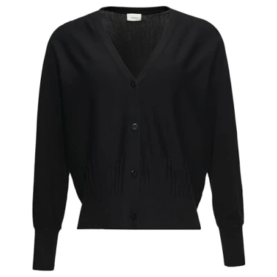 Abbildung von s.Oliver Black Label MIT Strukturmuster AM SAUM Strickjacke, Damen, Größe: 44, Schwarz