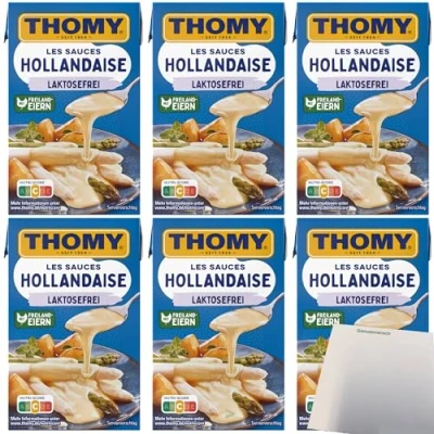 Abbildung von Thomy Les Sauce Hollandaise Lactosefrei 6er Pack (6x250ml Packung) + usy Block