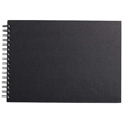 Abbildung von Clairefontaine 134255C Goldline Skizzenbuch (mit Doppelspirale, DIN A4, 21 x 29,7 cm, 140 g, 64 Blatt) elfenbein
