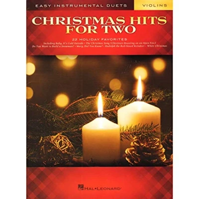 Abbildung von Christmas Hits for Two Violins Easy Instrumental Duets