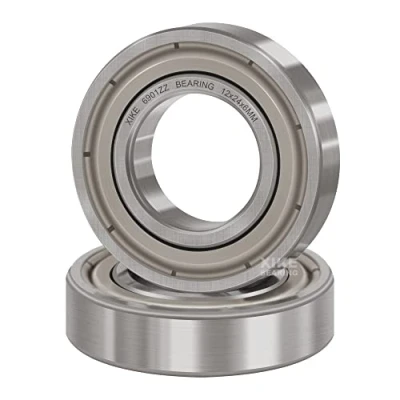 Abbildung von XiKe 2 Stück 6901ZZ Kugellager 12x24x6mm Vorgeschmiert und Metall Doppeldichtung, 6901 2Z Rillenkugellager aus Chromstahl.