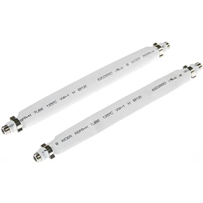 Abbildung von Poppstar SAT Fensterdurchführung Kabel flach Kabel, F Verbinder (21.5 cm), 21,5cm Durchführung, Kupplungen Stecker, vergoldete Kontakte, weiß