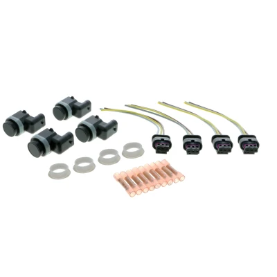 Abbildung von VEMO V10 72 40817 Parksensoren vorne und hinten schwarz Ultraschallsensor VOLKSWAGEN: Passat B6 Variant, GOLF 6, Limousine