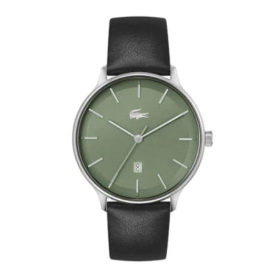 Abbildung von Lacoste Analog Quarzuhr für Herren mit Grünes Lederarmband 2011225