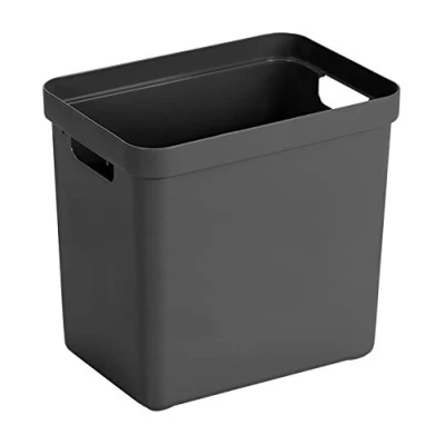 Abbildung von SUNWARE 2 Stück Sigma Home Box 25,0 Liter, ohne Deckel, 35 x 25 36,3cm anthrazit