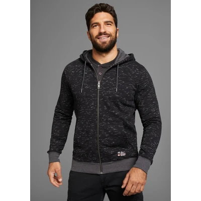 Abbildung von Mans World Kapuzensweatjacke, mit Logo auf der Brust NEUE KOLLEKTION