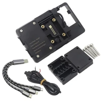 Abbildung von Für Moto Guzzi V85TT V 85 TT V85 2019 2020 Motorrad Smartphone Halter Stehen GPS Navigator Platte Halterung Navigation Halterung(Mobile Phone Base)