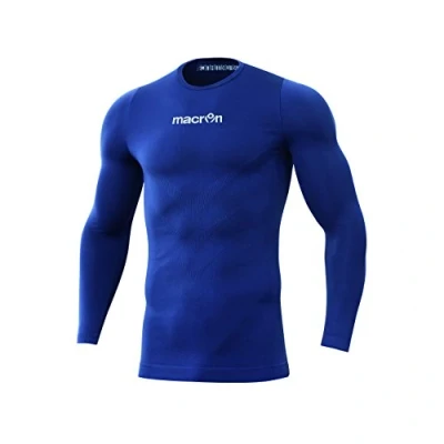 Abbildung von Macron Kompressionsshirt mit Langen Ärmeln Shirt, blau, XS