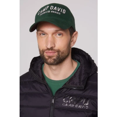 Abbildung von Camp David MIT Logostickerei Cap, Herren, Größe: One Size, Dark green