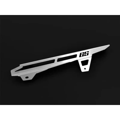 Abbildung von kompatibel mit: Suzuki GS 500 BJ 1989 07 Kettenschutz Kettenabschirmung Logo silber IBEX