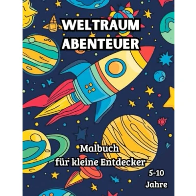 Abbildung von Weltraum Abenteuer: Malbuch für kleine Entdecker: Entdecke das Universum mit Spaß und Kreativität Ein Malabenteuer Kinder spannenden Fakten