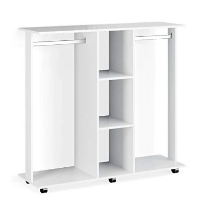 Abbildung von Vicco Kleiderschrank Robbie, Weiß, 130 x 120 cm