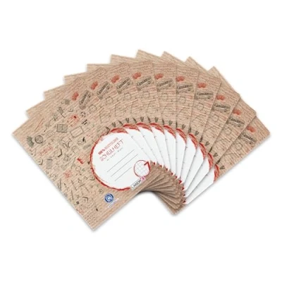 Abbildung von Landré Schulheft A4 Recycling, 16 Blatt, Lineatur 7, kariert, 10 Stück