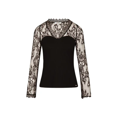 Abbildung von Morgan Bluse, Damen, Größe: Medium, Noir