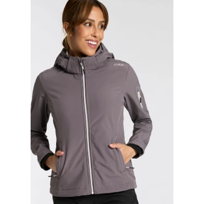 Abbildung von CMP Softshelljacke WOMAN JACKET ZIP HOOD (1 St) Wärmend &amp; wind wasserabweisend