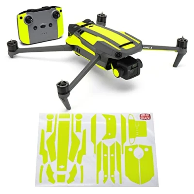 Abbildung von WRAPGRADE Skin Kompatibel mit Mavic 3 / Classic Accent Color (NEON YELLOW)