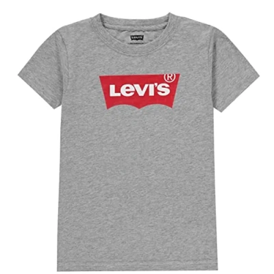 Abbildung von Levi&#039;s Batwing TEE Unisex Tshirt print für Kinder, Größe: 176, Grey heather