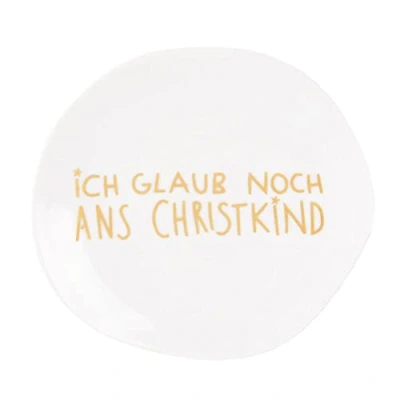 Abbildung von Räder Weihnachtsteller Ich Glaub noch ans Christkind